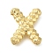 Rack Plating
 Brass Pendants, Cadmium Free & Lead Free, Letter, Letter X, 21.5x17.5x5.5mm, Hole: 2.5x3mm
