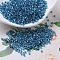 MIYUKI Delica Beads, Cylinder, Japanese Seed Beads, 11/0, (DB0149) Silver Lined Capri Blue, 1.3x1.6mm, Hole: 0.8mm, about 2000pcs/10g