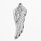 Tarnish Resistant 304 Stainless Steel Pendants, Wing, Stainless Steel Color, 38.5x13x3mm, Hole: 1.8mm