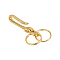 Brass Swiveling U-Hook, Snap Hook, Golden, 95x25mm, 2pcs/box