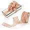 Polyester Crumpled Ribbon, for Bowknot, Flower, Gift Decoration, Sandy Brown, 1 inch(25mm)