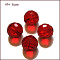 K9 Glass, Imitation Austrian Crystal Beads, Grade AAA, Faceted, Round, Dark Red, 6mm, Hole: 0.7~0.9mm