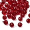 K9 Glass, Imitation Austrian Crystal Beads, Grade AAA, Faceted, Round, Dark Red, 6mm, Hole: 0.7~0.9mm