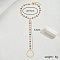 Bohemian Beach Brass Enamel Round Charm Anklets Toe Ring for Women
