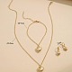Ожерелья с подвесками из сплава в форме сердца FS-WGCAE07-01-3