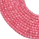 Природные родонит бисер нитей&nbsp;G-B175-D05-3mm-4