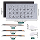 2 коробка лист для практики письма от руки китайской каллиграфии обычным шрифтом AJEW-PH0004-94-2