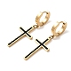Серьги-кольца из полимерной глины с крестом 304 из нержавеющей стали EJEW-G453-11G-01-4