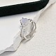 Кольца из стерлингового серебра с натуральным лунным камнем FS-WGDF753-02-2