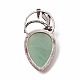Естественный зеленый авантюрин подвески G-I220-G02-2