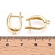 Латунная серьга-кольцо KK-N261-39G-3