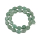 Естественный зеленый авантюрин бисер нитей G-U018-K01-01-2