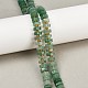 Естественный зеленый авантюрин бисер нитей G-F796-A04-01-1