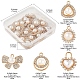 20 шт. 5 стиля подвески из сплава со стразами ALRI-FS0001-06-4