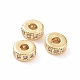 Латунные микро проложить кубического циркония бусы KK-A181-VF432-2-2