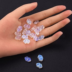 Прозрачные стеклянные бусины&nbsp;GLAA-YW0003-15