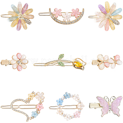 4 сумка 2 стиля заколки для волос из сплава и смолы&nbsp;PHAR-SC0001-005