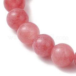 Браслеты из натурального кварца с имитацией клубничного кварца&nbsp;BJEW-JB13141