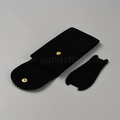 Прямоугольная бархатная сумка для хранения часов&nbsp;ABAG-WH0038-63B