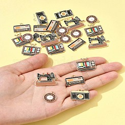 25шт 5 стиля подвески из сплава с эмалью&nbsp;ENAM-FS0003-14