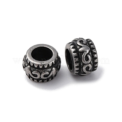 Европейские бусины из нержавеющей стали 304 STAS-D301-04AS