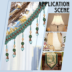 4 м полиэстеровая кружевная лента с бахромой DIY-OC0013-57A