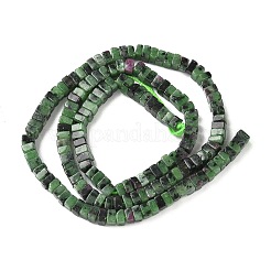 Натуральный рубин в цоизита бусин пряди G-I394-A02