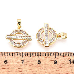 Латунные микро проложить кубического циркония подвески&nbsp;KK-N272-08G