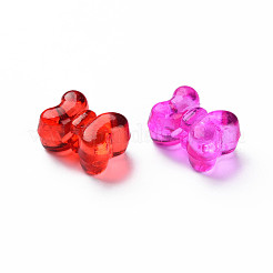 Прозрачные акриловые бусины MACR-N013-004