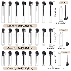 150 шт. 3 вида прозрачных стеклянных бутылок MRMJ-PH0001-75