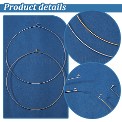 2 шт. 2-х цветные колье-чокеры из нержавеющей стали 304&nbsp;NJEW-UN0001-52