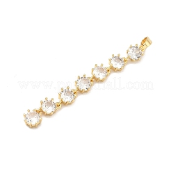 Латунные микро проложить кубического циркония большие кулоны&nbsp;KK-A285-05G