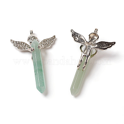 Естественный зеленый авантюрин большие кулоны&nbsp;G-F586-A01