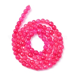 Бусины из натурального белого нефрита G-G620-4mm-M