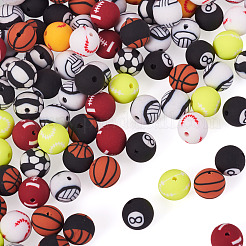 220 шт. 11 стиля 8 шарика из полимерной глины ручной работы&nbsp;CLAY-TA0001-88