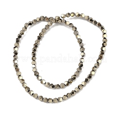 Гальванические нити из синтетических немагнитных гематитовых бусин G-A234-G03-01C