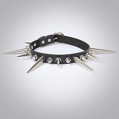 Ожерелья-чокеры из искусственной кожи с шипами и заклепками в готическом стиле&nbsp;FS-WGF47C0-01