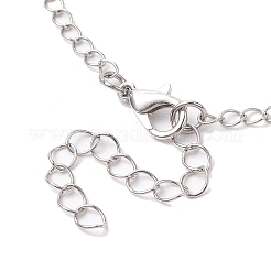 Ожерелья из латуни в честь Дня учителя&nbsp;NJEW-JN04692