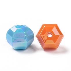 Непрозрачные акриловые бусины из искусственной ракушки&nbsp;OACR-P011-07G