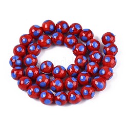 Бусы лэмпворк ручной работы&nbsp;LAMP-N037-02D