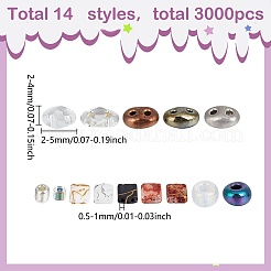 137 г 9 стиля цвета глянец чешский стеклянный бисер SEED-WR0001-04