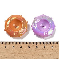 УФ-покрытие непрозрачные радужные переливающиеся акриловые бусины SACR-R001-11A