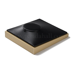 Деревянное покрытие с подставками для ожерелья из искусственной кожи ODIS-C010-05