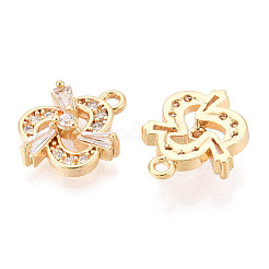 Латунные микро проложить кубического циркония подвески&nbsp;KK-N263-105G