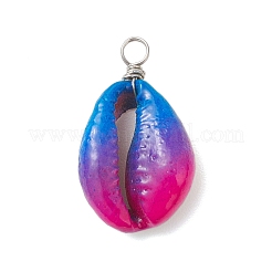 Подвески из натуральной ракушки каури&nbsp;PALLOY-JF04260-01