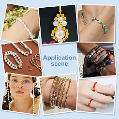 420 шт. 6 цвета железные дистанционные бусины IFIN-PH0002-23