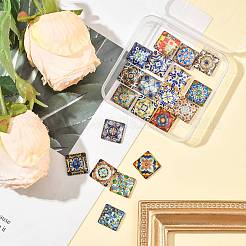 20шт стеклянные кабошоны GLAA-FS0002-57