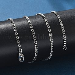 Не тускнеющие ожерелья-цепочки унисекс из нержавеющей стали 304 с панцирным плетением/витые цепочки&nbsp;X-STAS-D0002-34P