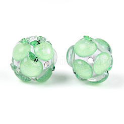 Круглые бусины из смолы в виде фруктов&nbsp;LS-RESI-T059-03K