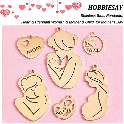 6 шт. 6 подвески из нержавеющей стали 304&nbsp;STAS-PH0004-43